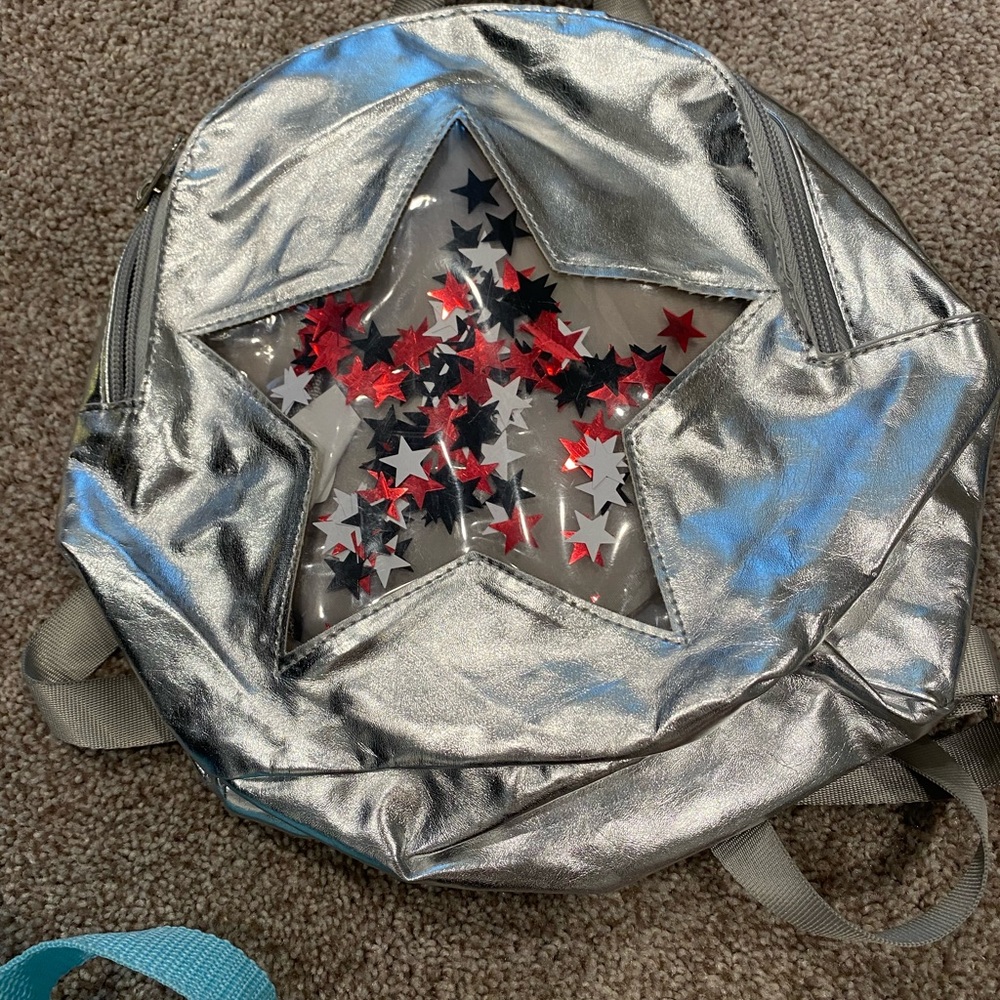 Red White and Blue Star Mini Backpack